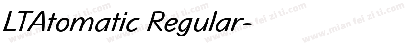 LTAtomatic Regular字体转换